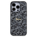 Guess PU Grip Stand G Cube Zadný Kryt pre iPhone 15 Pro Black