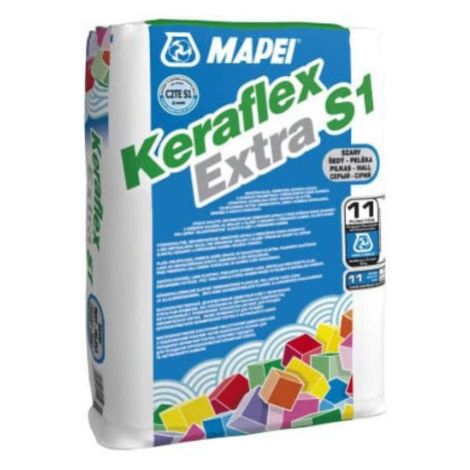 Lepidlo Mapei Keraflex Extra S1 sivá 25 kg C2TE S1 KERAFLEXEXTRA