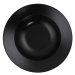 Čierny hlboký tanier z kameniny ø 26 cm – Hermia