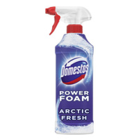 Domestos Power Foam Artic Fresh čistiaca pena na toaletu a kúpelňu 435 ml