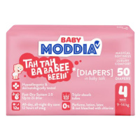 MODDIA BABY Jednorazové plienky 4 Maxi (9–14 kg), 50 ks