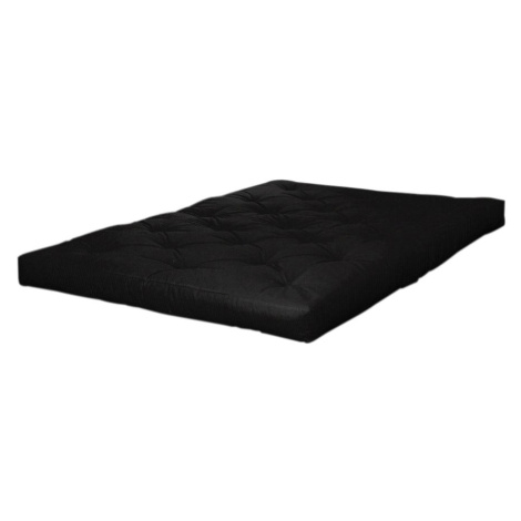 Čierny stredne tvrdý futónový matrac 90x200 cm Coco Black – Karup Design
