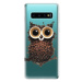 Odolné silikónové puzdro iSaprio - Owl And Coffee - Samsung Galaxy S10