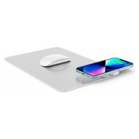 CubeNest Magnetic Wireless charging mouse pad S1M1 - Silver