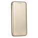 Samsung Galaxy A03 SM-A035F, puzdro s bočným otváraním, stojan, Forcell Elegance, zlatá farba