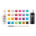 Marabu CREABOX Súprava akrylových farieb Mini, 27-dielna (metalická)