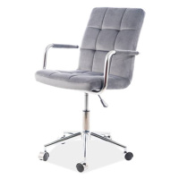 Sconto Kancelárska stolička SIGQ-022 sivá