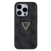 Guess PU Grip Stand 4G Strass Triangle Metal Logo Apple iPhone 15 Pro GUHCP15LPGS4TDK Black