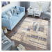 TA Béžovo-modrý pruhovaný koberec Willy Rozmer: 120x170 cm