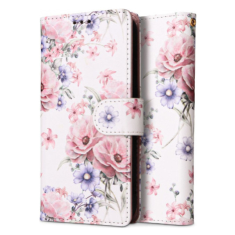 Diárové puzdro na Xiaomi Redmi Note 12 5G/Poco X5 5G Tech-Protect Wallet Blossom Flower