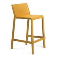 NARDI GARDEN - Barová stolička TRILL MINI horčicovo žltá