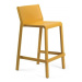 NARDI GARDEN - Barová stolička TRILL MINI horčicovo žltá