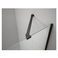 Polysan Fisa stenový profil a vzpera čierna FS8022