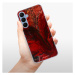 Odolné silikónové puzdro iSaprio - RedMarble 17 - Samsung Galaxy A25 5G