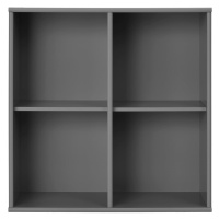 Antracitová závesná knižnica 70x70 cm Mistral – Hammel Furniture