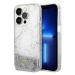 Kryt Guess iPhone 14 Pro 6.1" white hardcase Liquid Glitter Marble (GUHCP14LLCSGSGH)