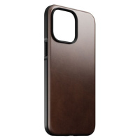 Nomad Modern Leather MagSafe Case iPhone 14 Pro Max tmavo hnedá