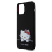 Hello Kitty Liquid Silicone Daydreaming Logo Zadný Kryt pre iPhone 12/12 Pro Black