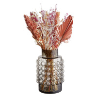 BUBBLES Váza 35 cm - šedá