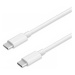 Nabíjací a dátový kábel USB Type-C, USB Type-C, 120 cm, Samsung, biely, továrenský