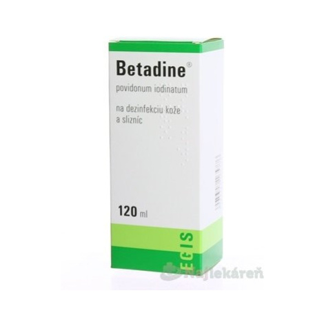 Betadine dezinfekčný roztok 100 mg/ml 120 ml