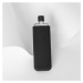 Čierne silikonové puzdro na fľašu SLIM Memobottle Sleeve