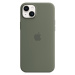 Apple silikónový kryt s MagSafe na iPhone 14 Plus olivový