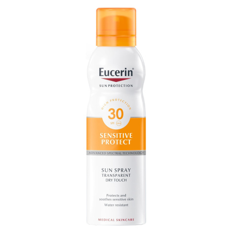 EUCERIN SUN Transparentný sprej na opaľovanie DRY TOUCH SPF 30, 200 ml