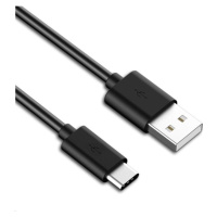 Kábel USB PREMIUMCORD 3.1 C/M - USB 2.0 A/M, rýchlonabíjací prúd 3A, 2 m, čierna