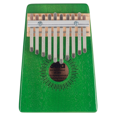 Sela Kalimba Mahogany 10 Green