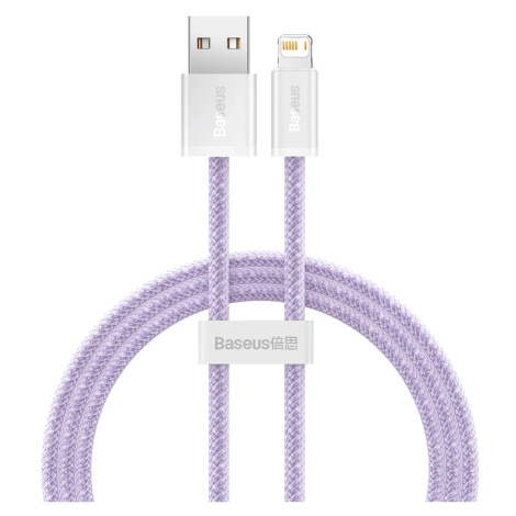 Kábel Baseus Dynamic cable USB to Lightning, 2.4A, 1m (purple)