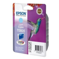 Epson T08054011 svetle azúrová (light cyan) originálna cartridge