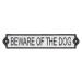 Liatinová ceduľa 26x5 cm Beware of the Dog – Esschert Design