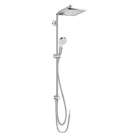 Hansgrohe Crometta - Sprchová súprava E 240 Showerpipe na renovácie, EcoSmart 9 l/min, chróm 272