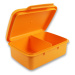 Desiatový box Zdravá desiata - oranžový
