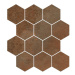 Mozaika Dom Urbanica Corten 35x37,5 cm mat URM50E