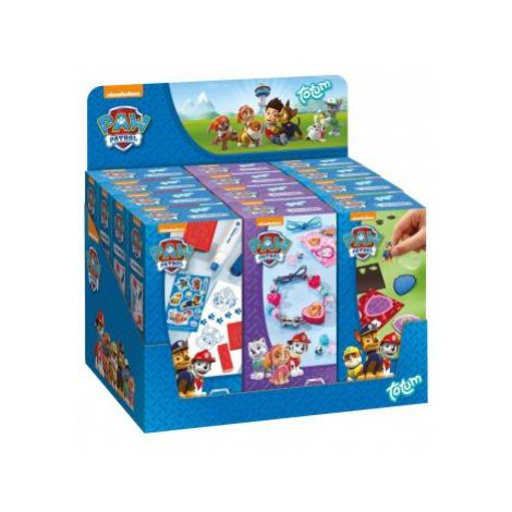 Kreatívna súprava 3 druhy Paw Patrol / Labková patrola v krabičke 6x13x3,5cm