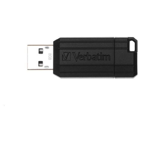 VERBATIM Flash Disk 8GB Store 'n' Go PinStripe, čierna