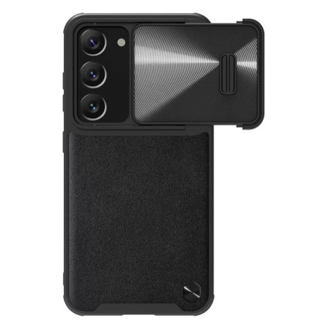 Kryt Nillkin CamShield Leather case for Samsung Galaxy S23, black (6902048258198)