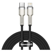 Nabíjací a dátový kábel USB Type-C, Lightning, 200 cm, 20 W, s ochranou proti otrasom, rýchle na