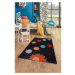 Tmavomodrý detský koberec Gala×y, 140 x 190 cm