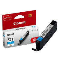 CANON CLI571C XL ORIGINAL ATRAMENT, CYAN, 11ML, HIGH CAPACITY