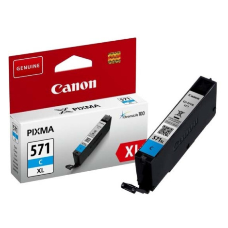 CANON CLI571C XL ORIGINAL ATRAMENT, CYAN, 11ML, HIGH CAPACITY