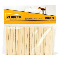 Klinky drevené SM 80x25x10-3mm 20ks