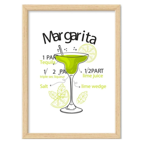 Plagát v ráme 40x55 cm Margarita – Wallity