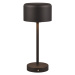 Matne čierna LED stmievateľná stolová lampa (výška 30 cm) Jeff – Trio