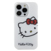 Plastové puzdro Hello Kitty na Apple iPhone 13 Pro HKHCP13LHCKHST IML Head Logo biele