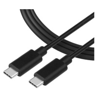 Kábel Tactical Smooth Thread USB-C/USB-C 0.3 m čierny
