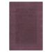 Kusový ručne tkaný koberec Tuscany Textured Wool Border Purple Rozmery kobercov: 200x290