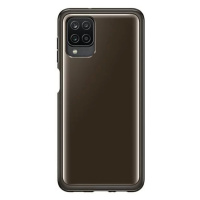 Kryt Samsung Galaxy A12 Clear Cover Black (EF-QA125TBEGEU)